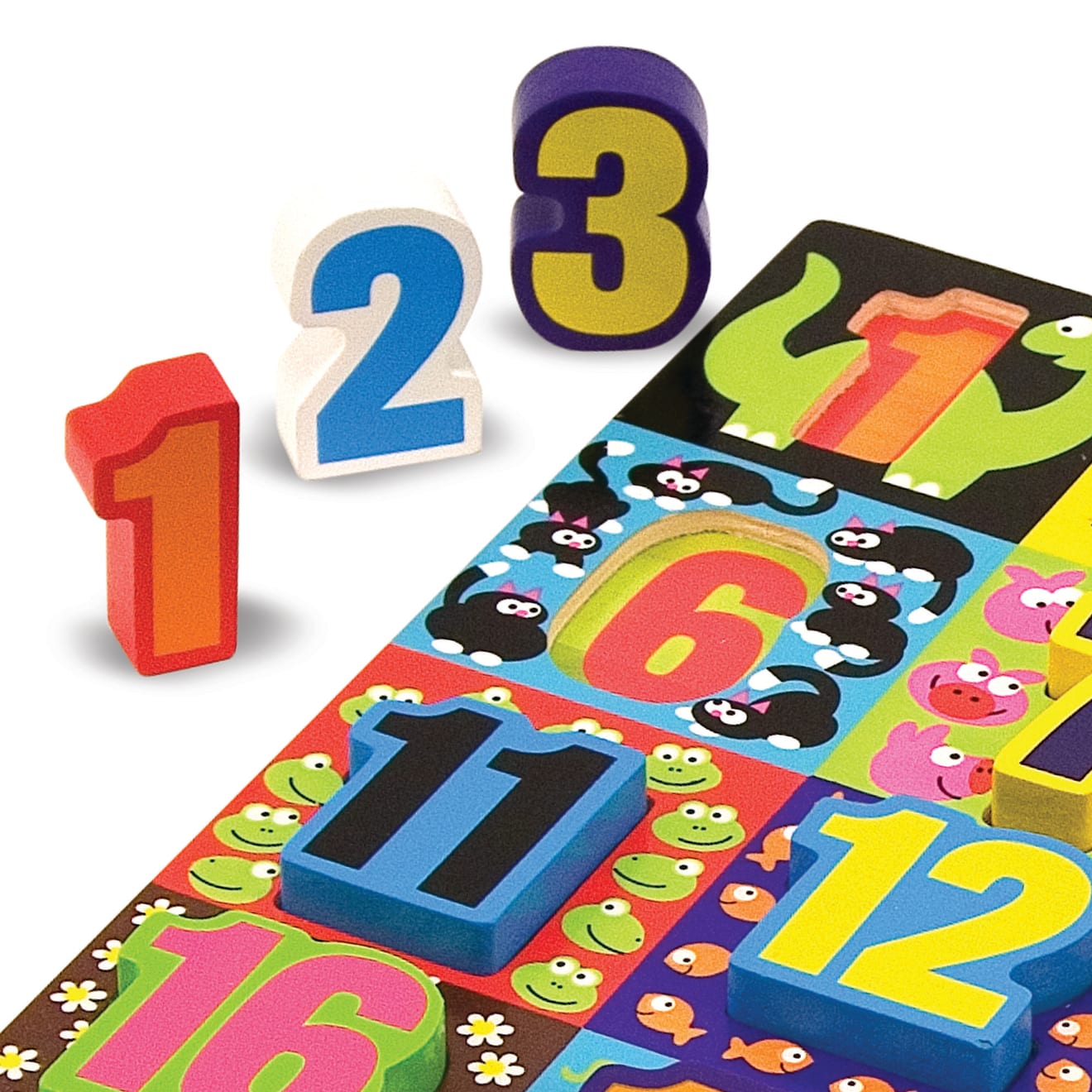Melissa & Doug Jumbo Numbers Chunky Puzzle - Image 5
