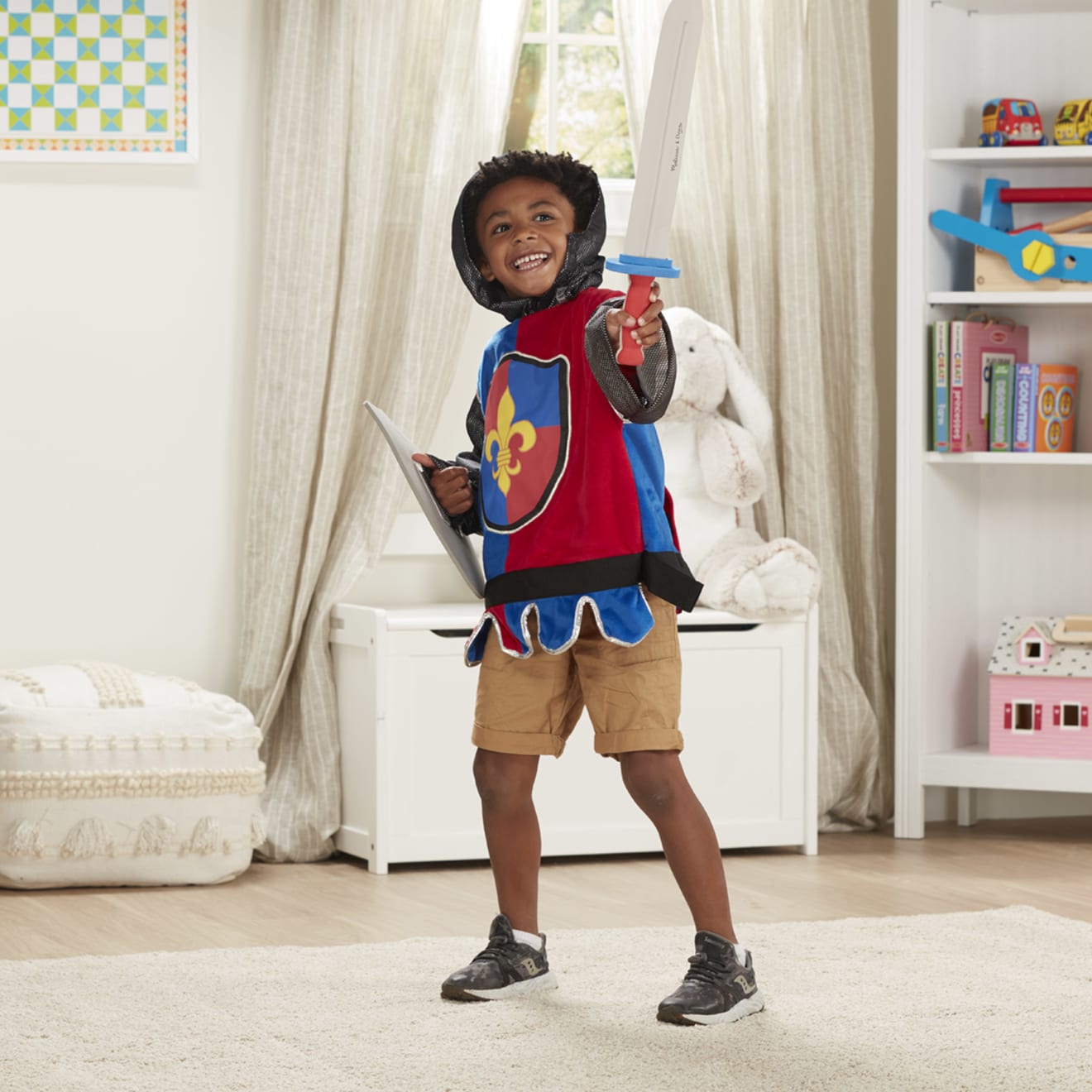 Melissa & Doug Knight Role Play Costume Set - Image 2