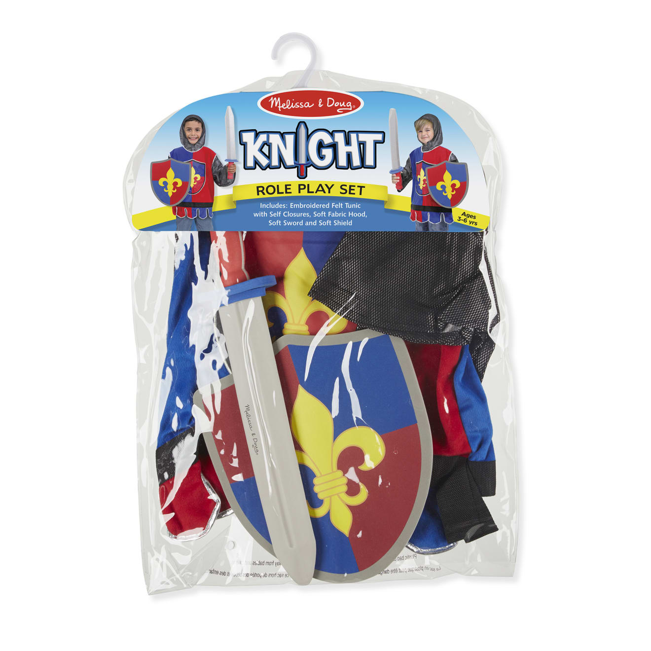 Melissa & Doug Knight Role Play Costume Set - Image 3
