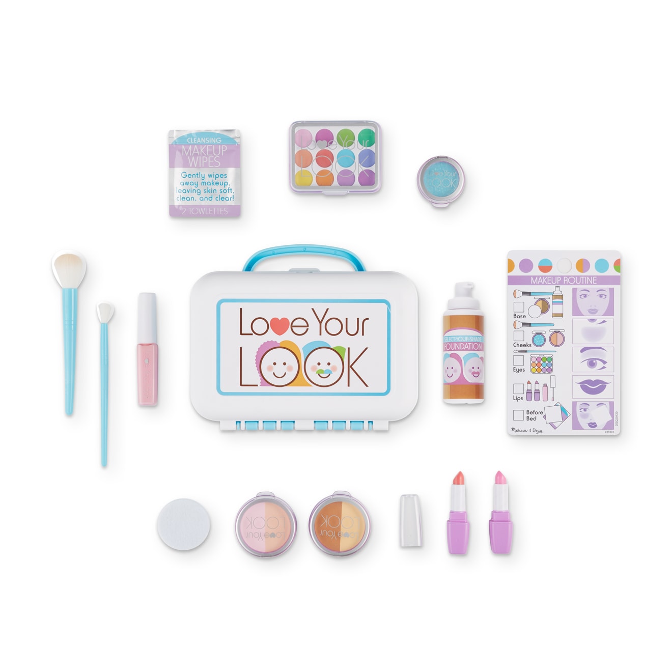 Melissa & Doug LOVE YOUR LOOK - Makeup Kit Play Set - Image 4