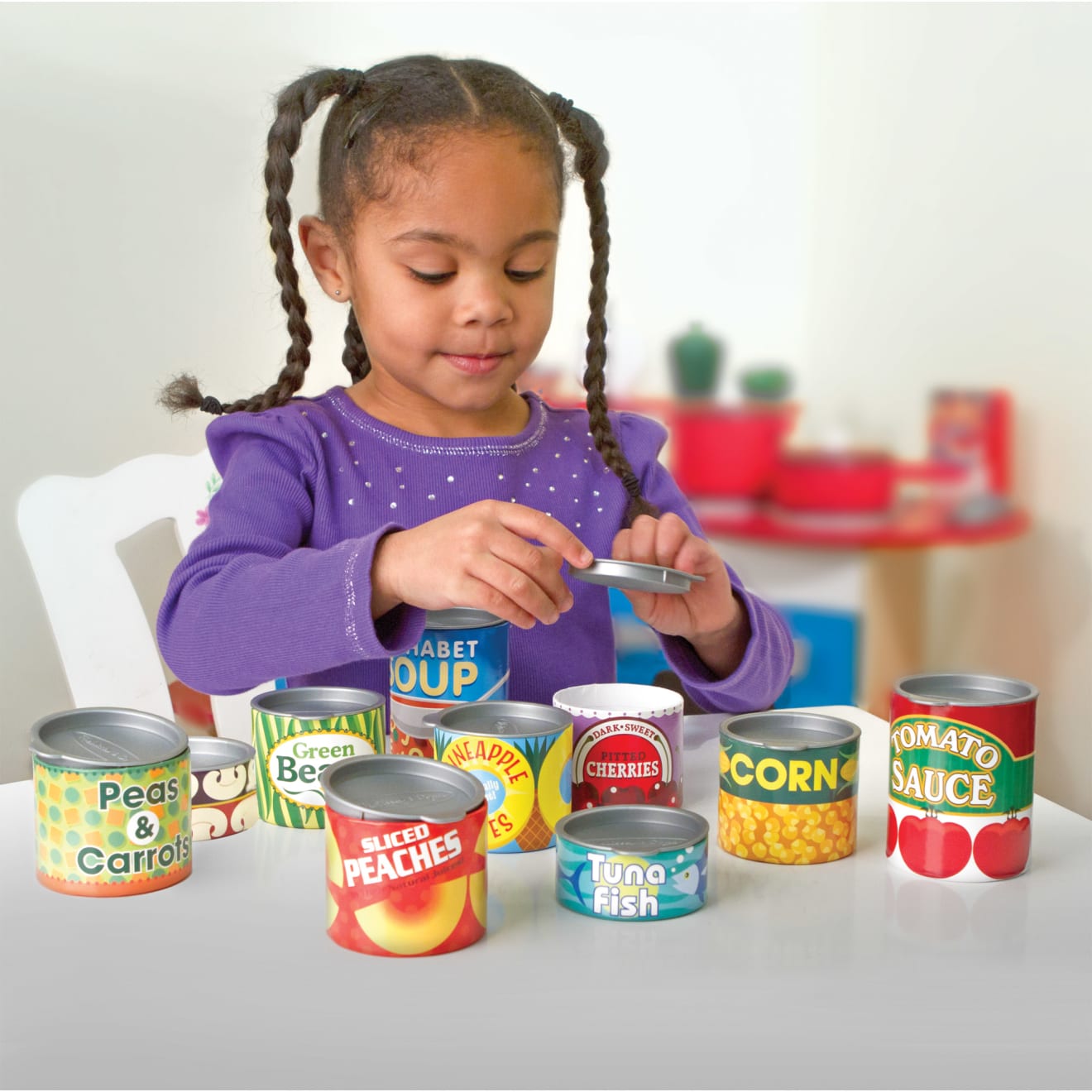 Melissa & Doug Let's Play House! Grocery Cans - Image 2