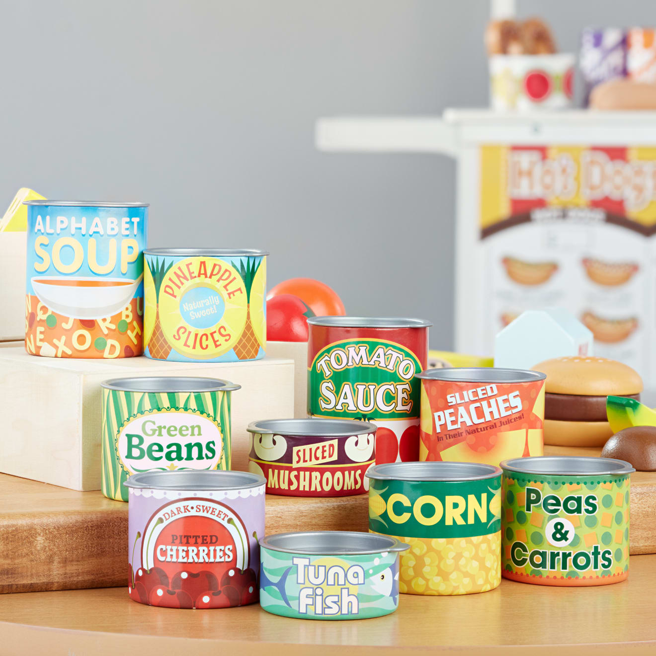 Melissa & Doug Let's Play House! Grocery Cans - Image 7