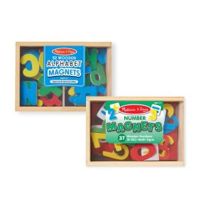 Melissa & Doug Magnetic Letters & Numbers Bundle