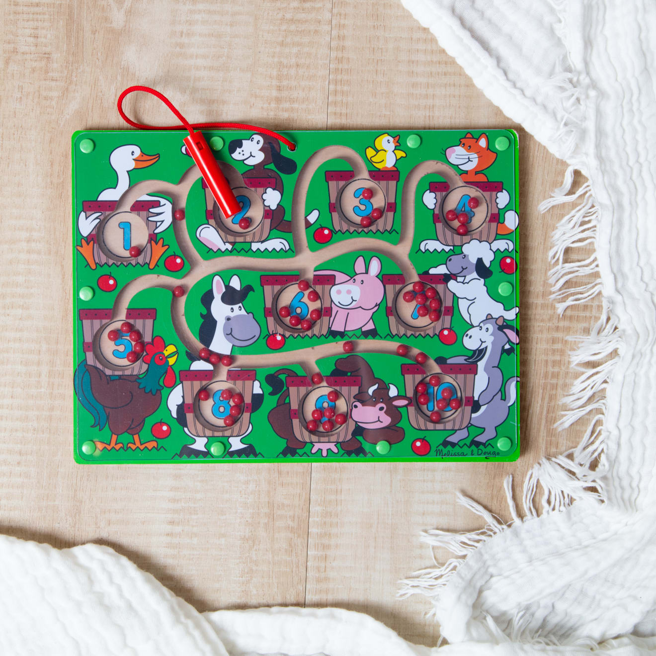 Melissa & Doug Magnetic Number Maze - Image 9