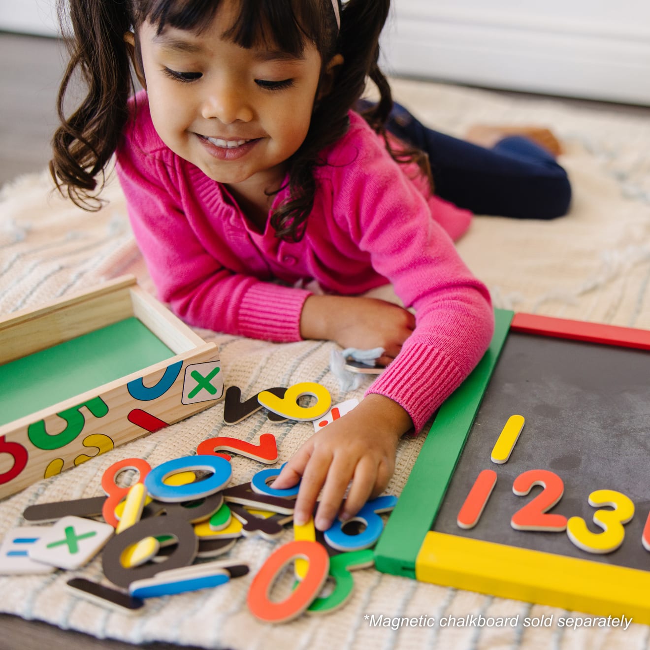 Melissa & Doug Magnetic Wooden Numbers - Image 2