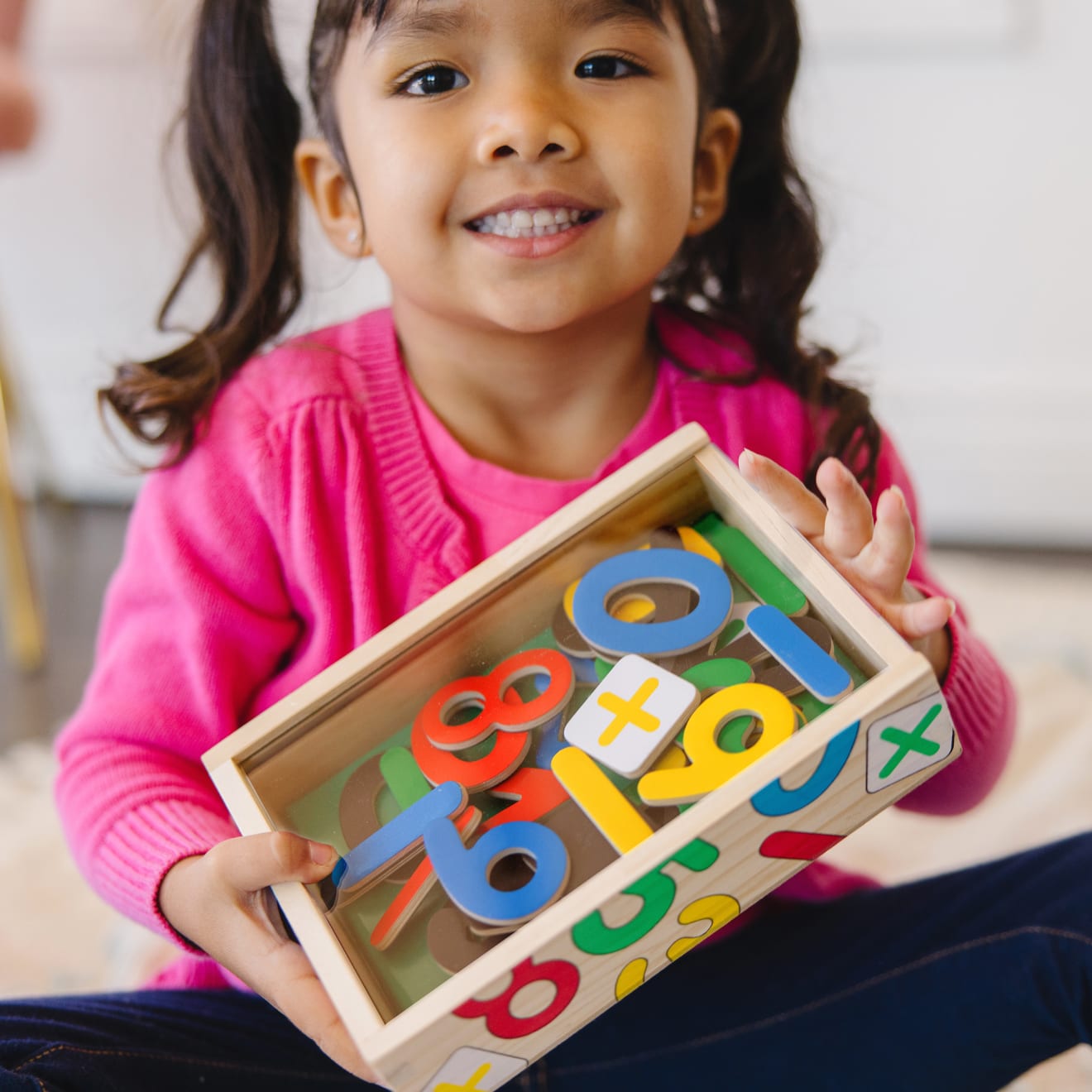 Melissa & Doug Magnetic Wooden Numbers - Image 8