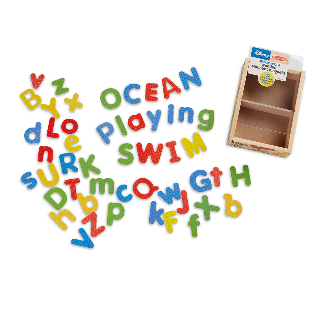 Melissa & Doug Disney Mickey & Friends Wooden Alphabet Magnets - Image 5