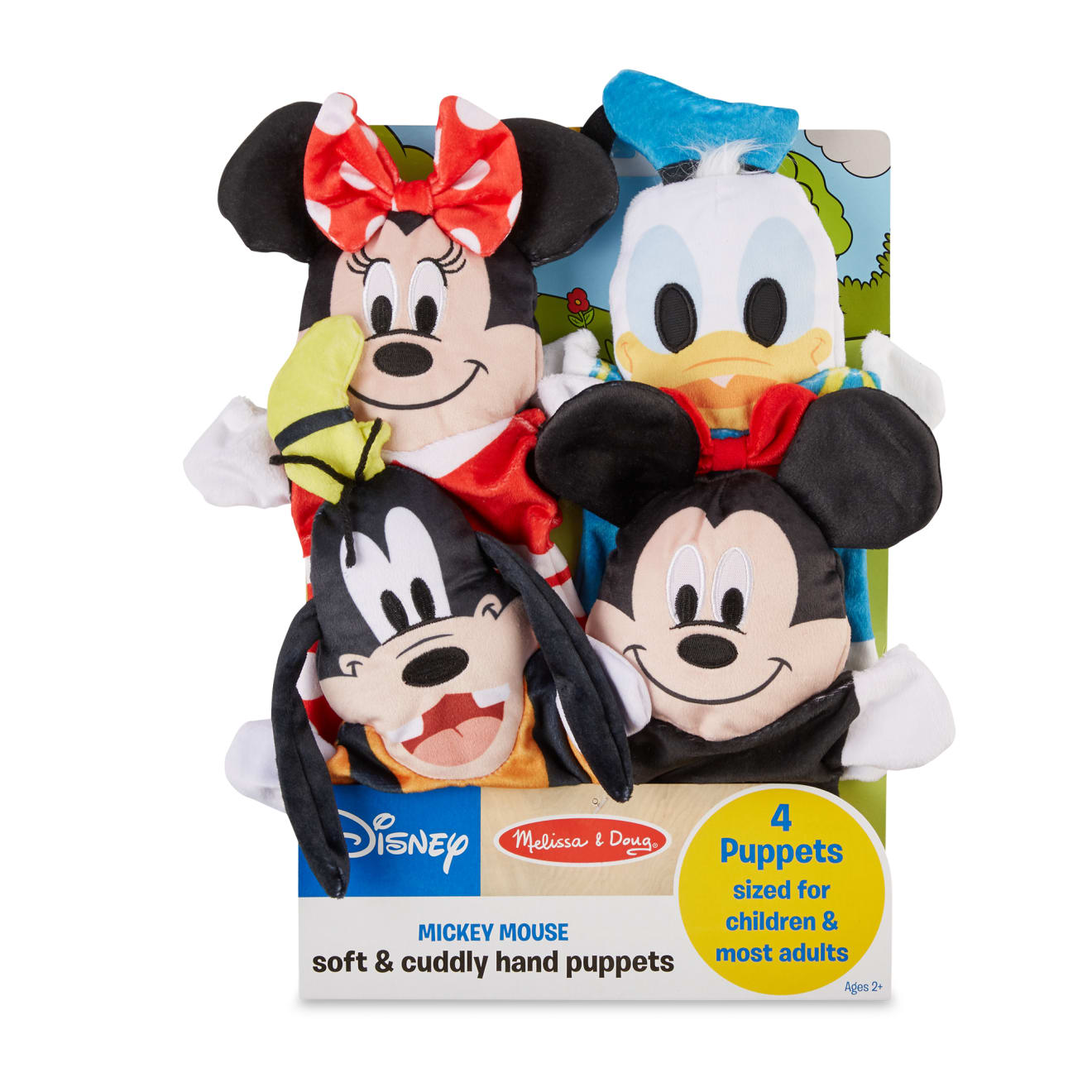 Melissa & Doug Disney Mickey Mouse & Friends Soft & Cuddly Hand Puppets - Image 3