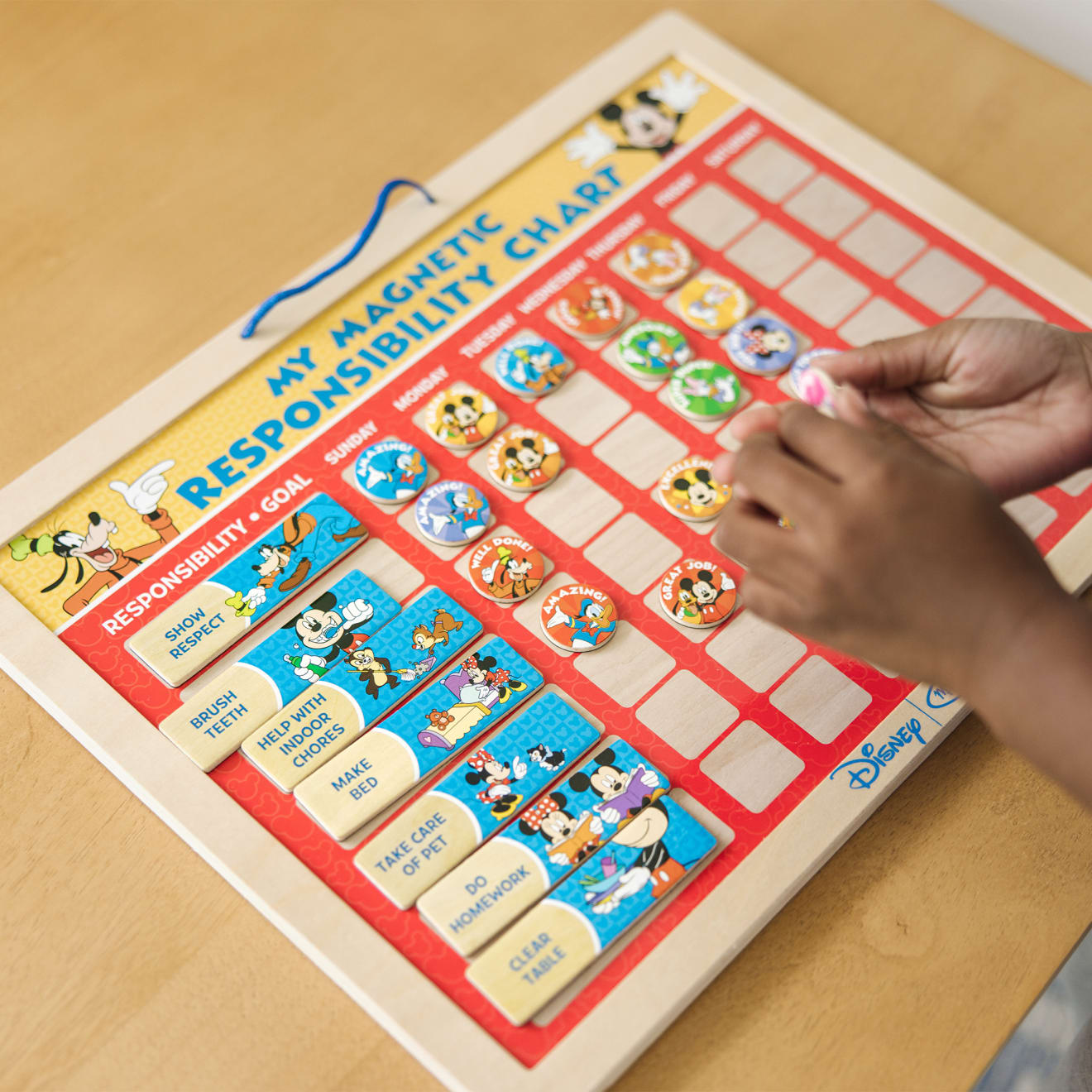 Melissa & Doug Mickey Mouse My Magnetic Responsibility Chart - Image 2