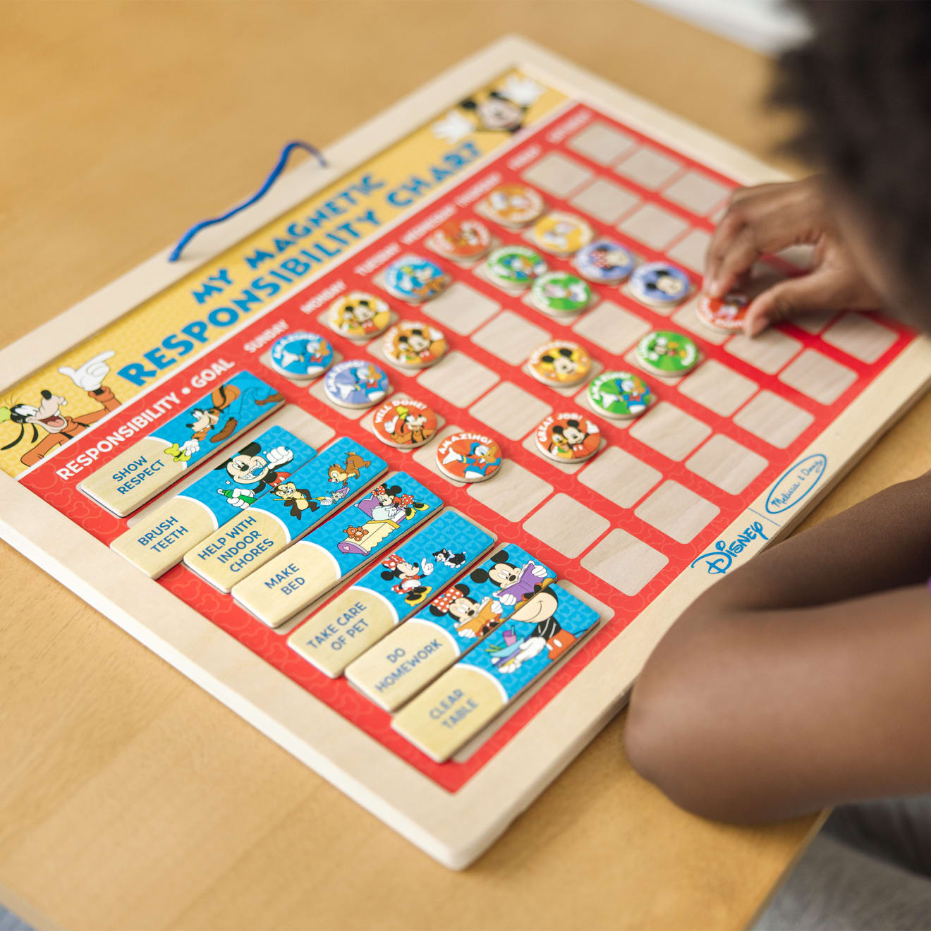 Melissa & Doug Mickey Mouse My Magnetic Responsibility Chart - Image 8