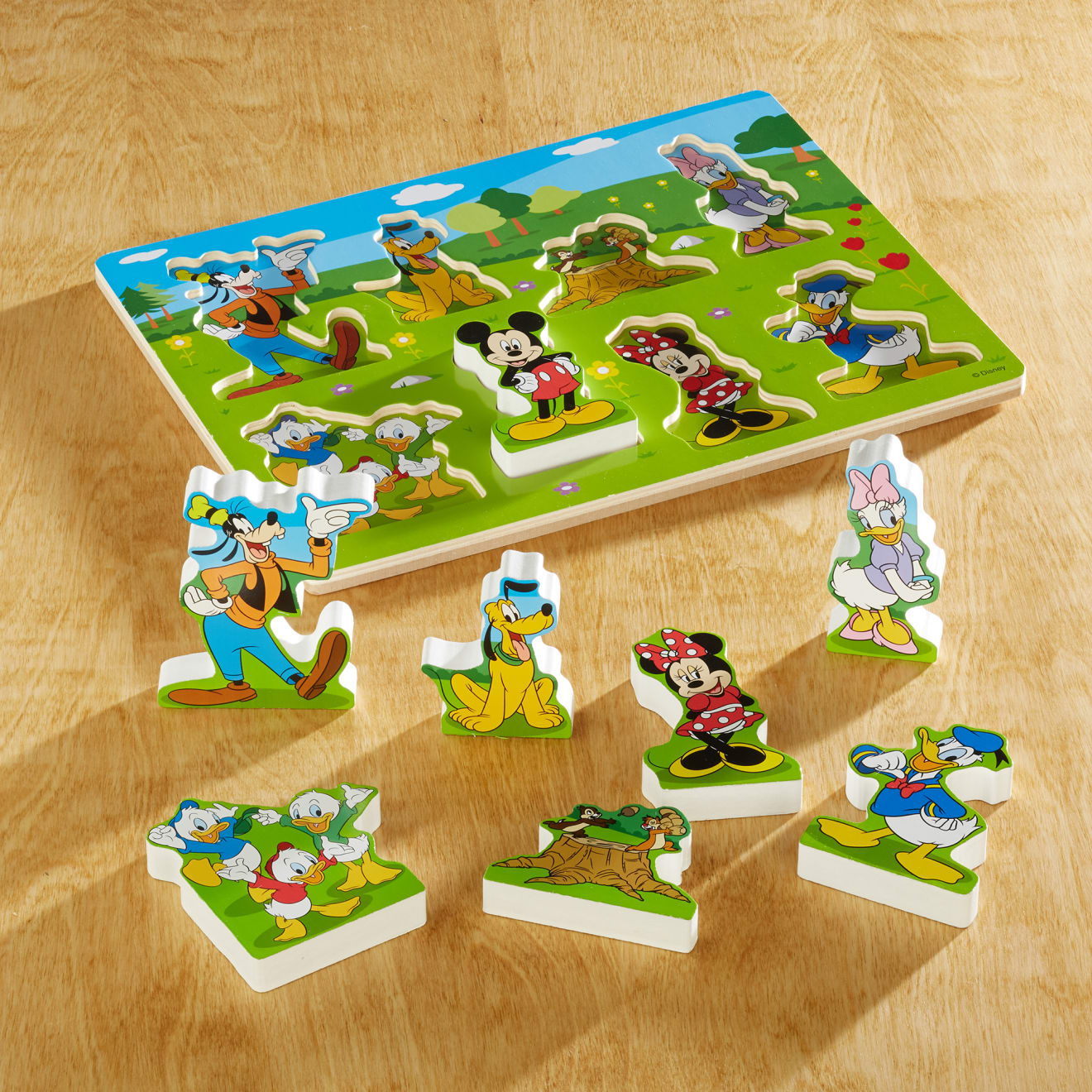 Melissa & Doug Disney Mickey Mouse Wooden Chunky Puzzle - Image 9