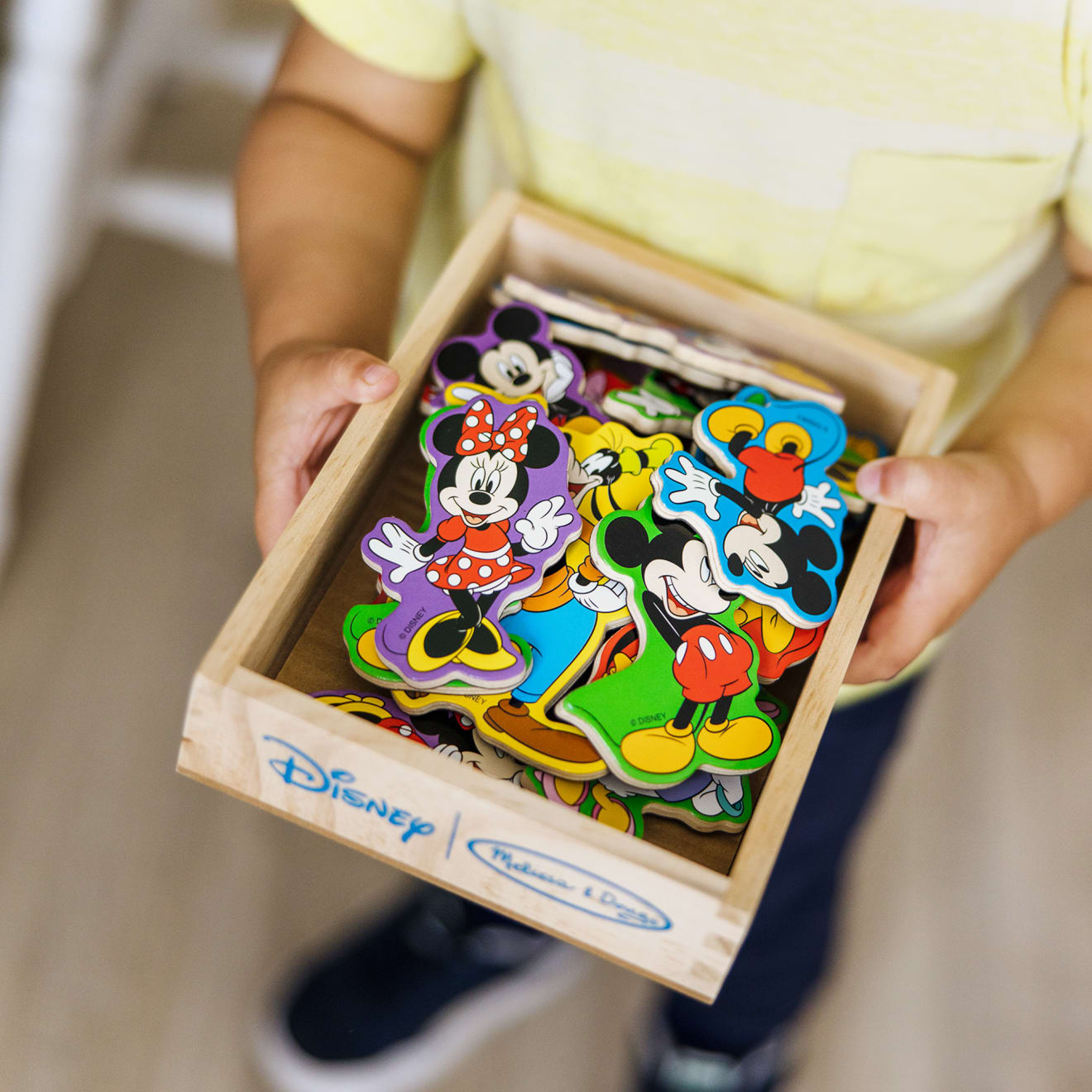 Melissa & Doug Disney Mickey Mouse Wooden Magnets - Image 2