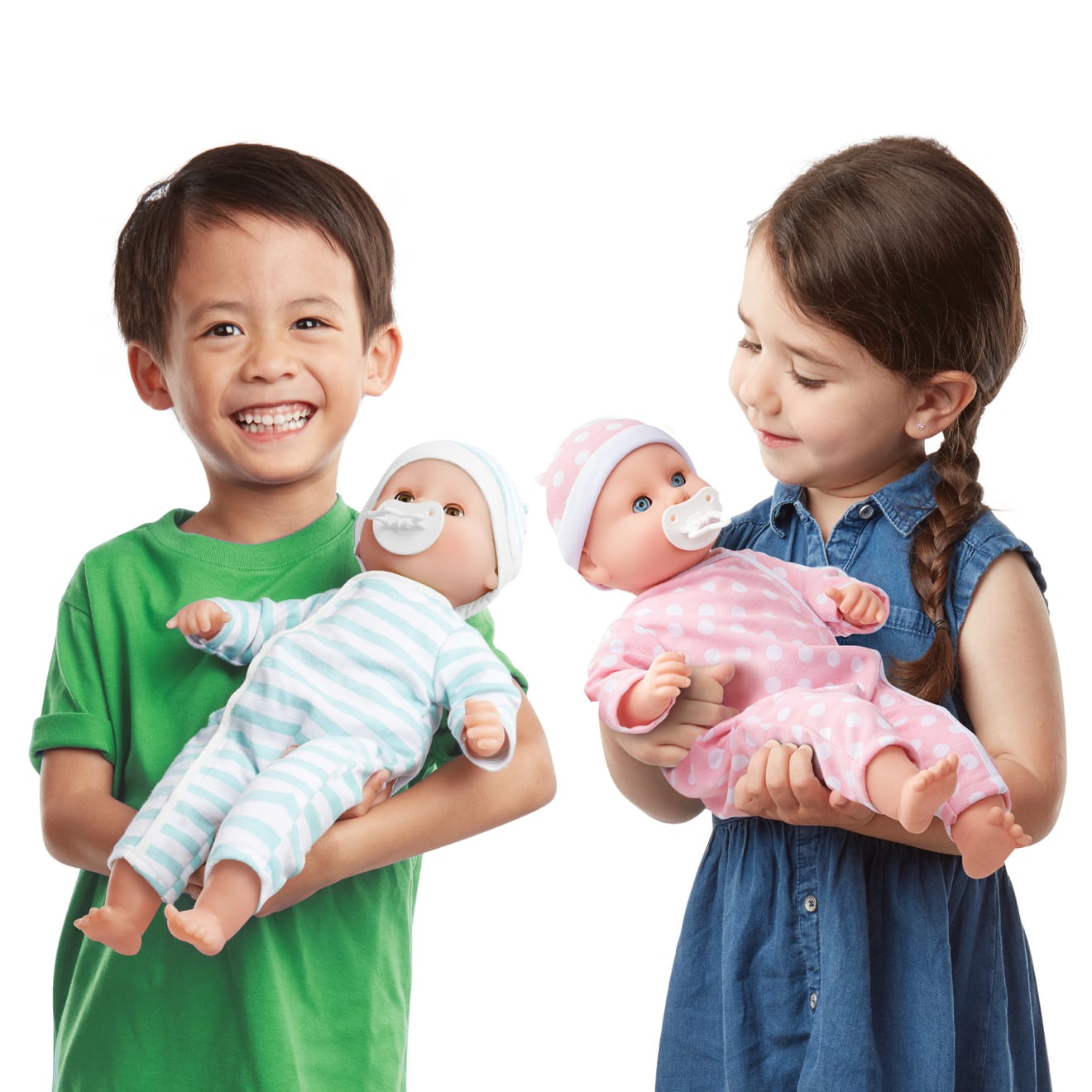 Melissa & Doug Mine to Love Twins Luke & Lucy Dolls - Image 8