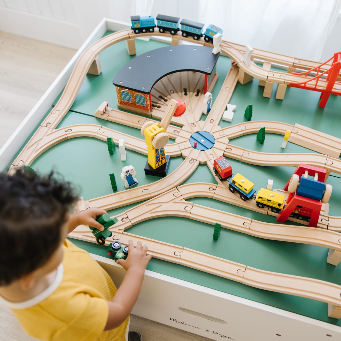 Melissa & Doug Multi-Activity Train Table - Image 5