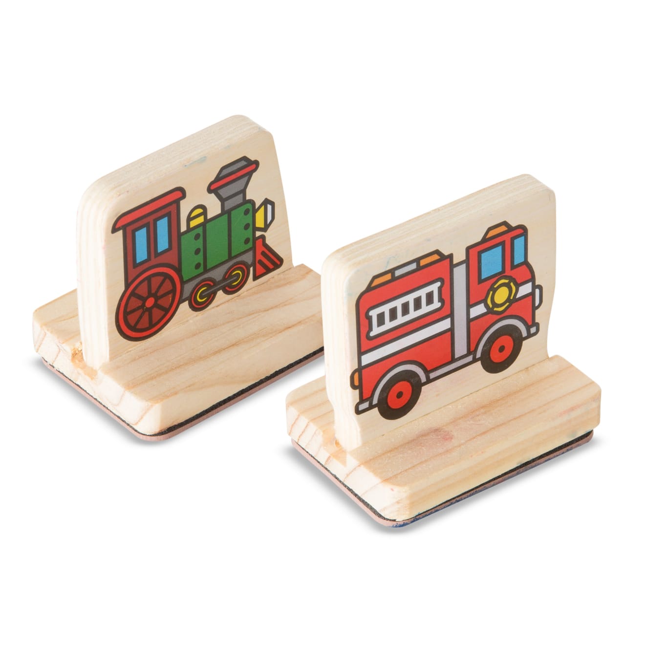 Melissa & Doug My First Wooden Stamp Set - Vehicles - Image 9