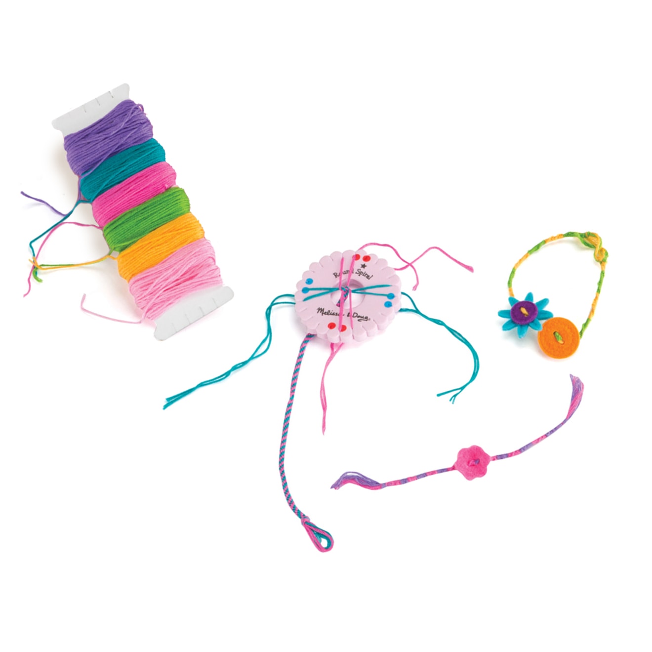 Melissa & Doug On the Go Crafts - Friendship Bracelets - Image 3