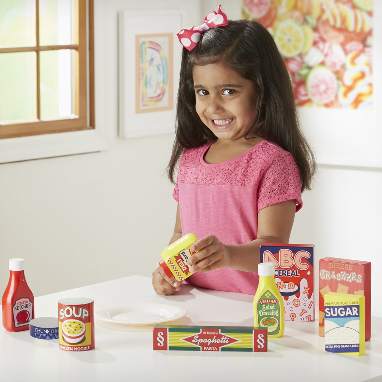 Melissa & Doug Pantry Food Set - Wooden Play Food - Image 2