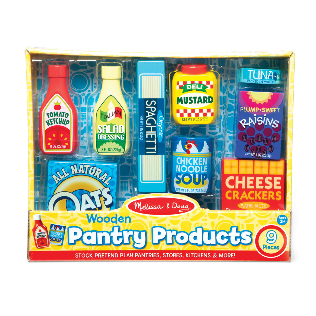 Melissa & Doug Pantry Food Set - Wooden Play Food - Image 3