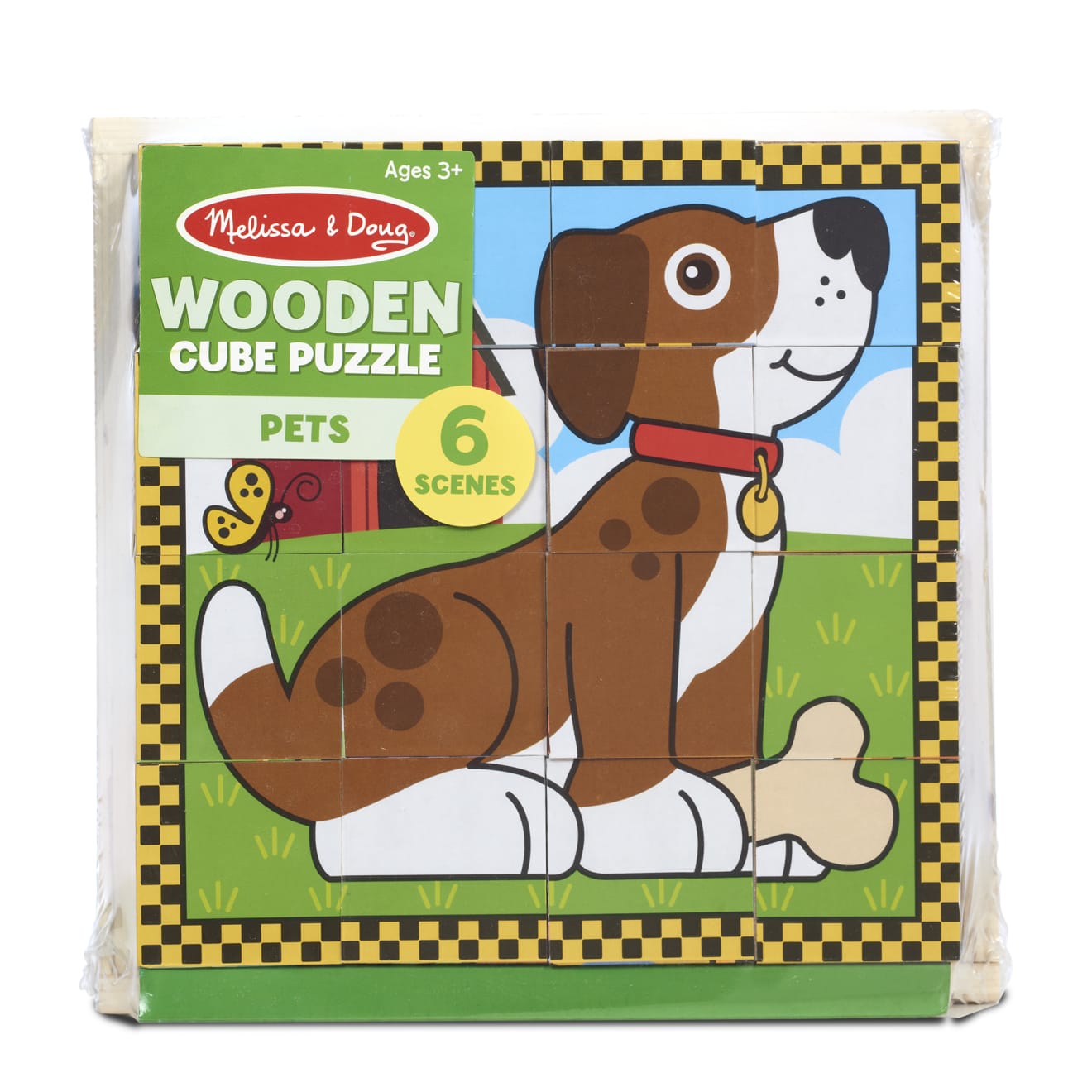 Melissa & Doug Pets Cube Puzzle - Image 3