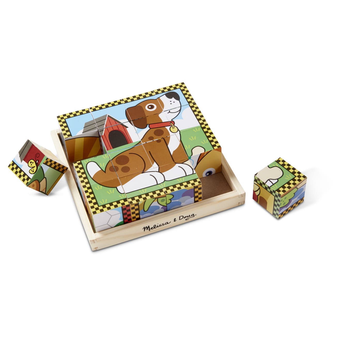 Melissa & Doug Pets Cube Puzzle - Image 4