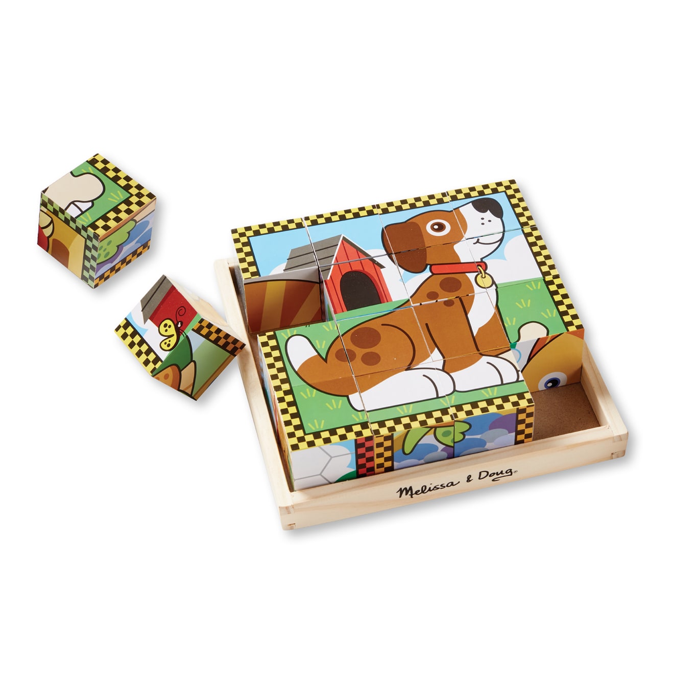 Melissa & Doug Pets Cube Puzzle - Image 9