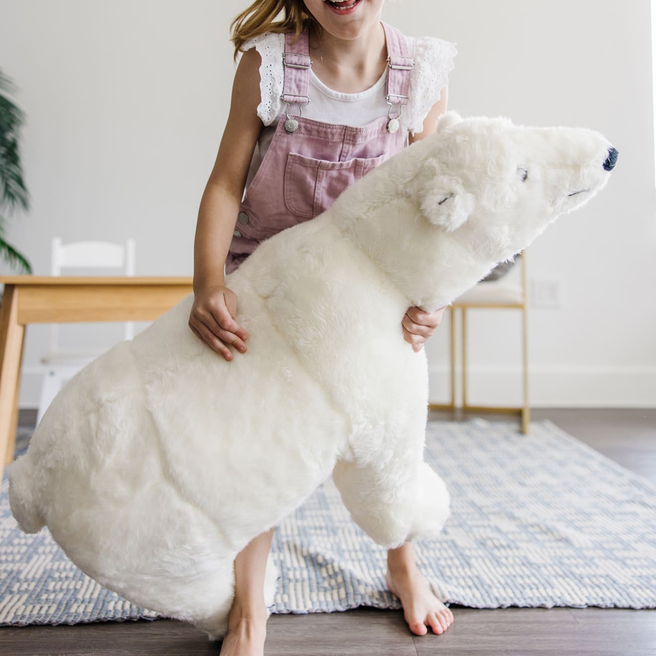 Melissa & Doug Giant Stuffed Animal Polar Bear - Image 5