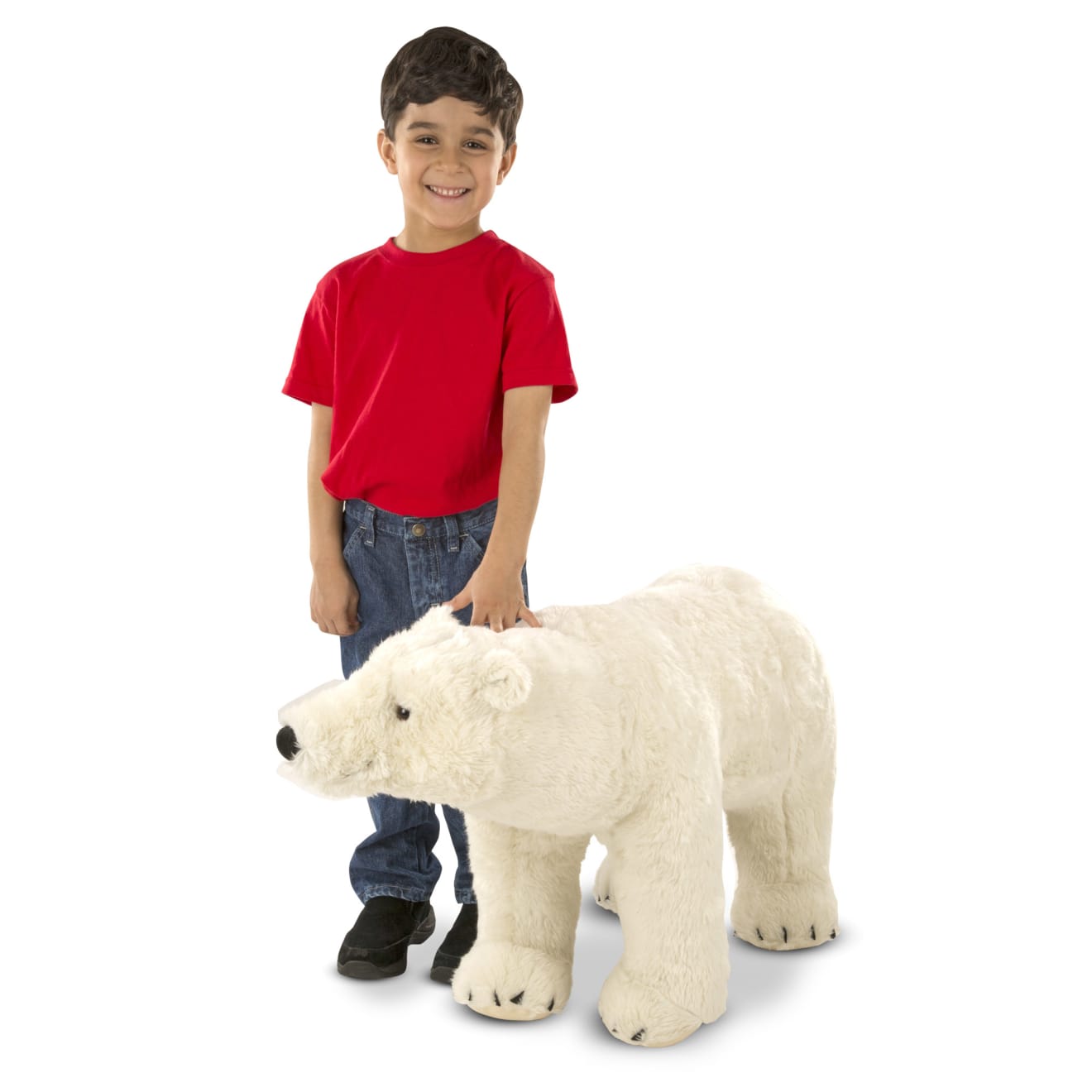 Melissa & Doug Giant Stuffed Animal Polar Bear - Image 8