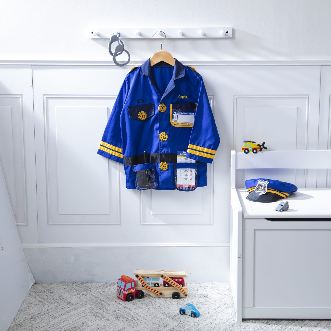 Melissa & Doug Police Officer Role Play Costume Set - Image 9