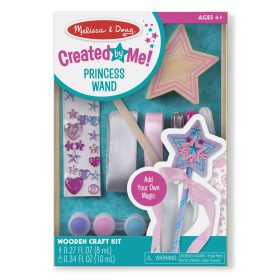 Melissa & Doug Decorate-Your-Own Wooden Princess Wand