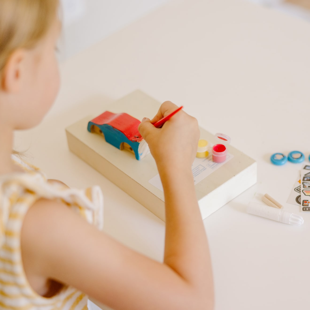 Melissa & Doug Created by Me! Race Car Wooden Craft Kit - Image 2