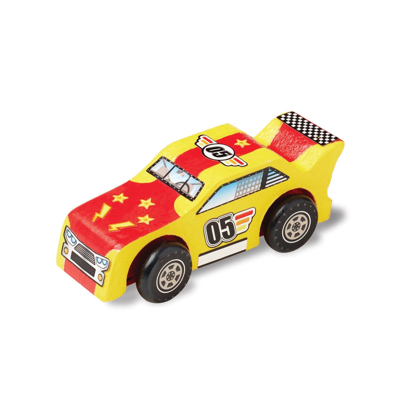Melissa & Doug Created by Me! Race Car Wooden Craft Kit - Image 9
