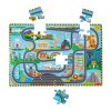 Melissa & Doug Race Around the World Tracks Floor Puzzle - 48 Pieces