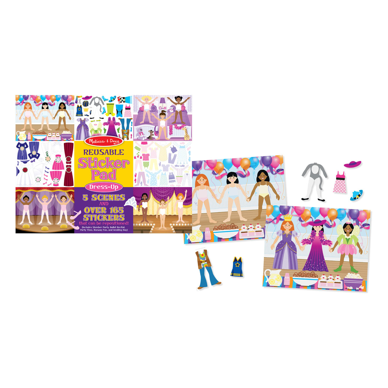 Melissa & Doug Reusable Sticker Pad - Dress-Up - Image 3