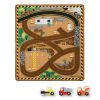 Melissa & Doug Round the Construction Zone Work Site Rug & Vehicle Set