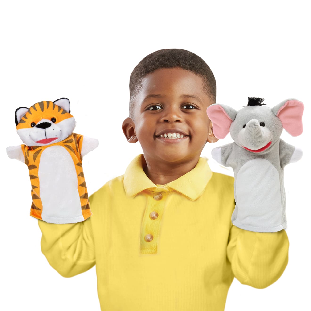 Melissa & Doug Safari Buddies Hand Puppets - Image 8