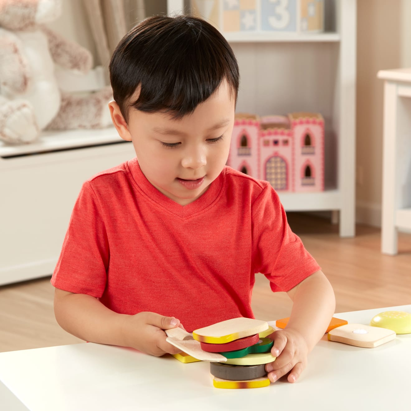 Melissa & Doug Sandwich Making Set - Wooden Play Food - Image 6