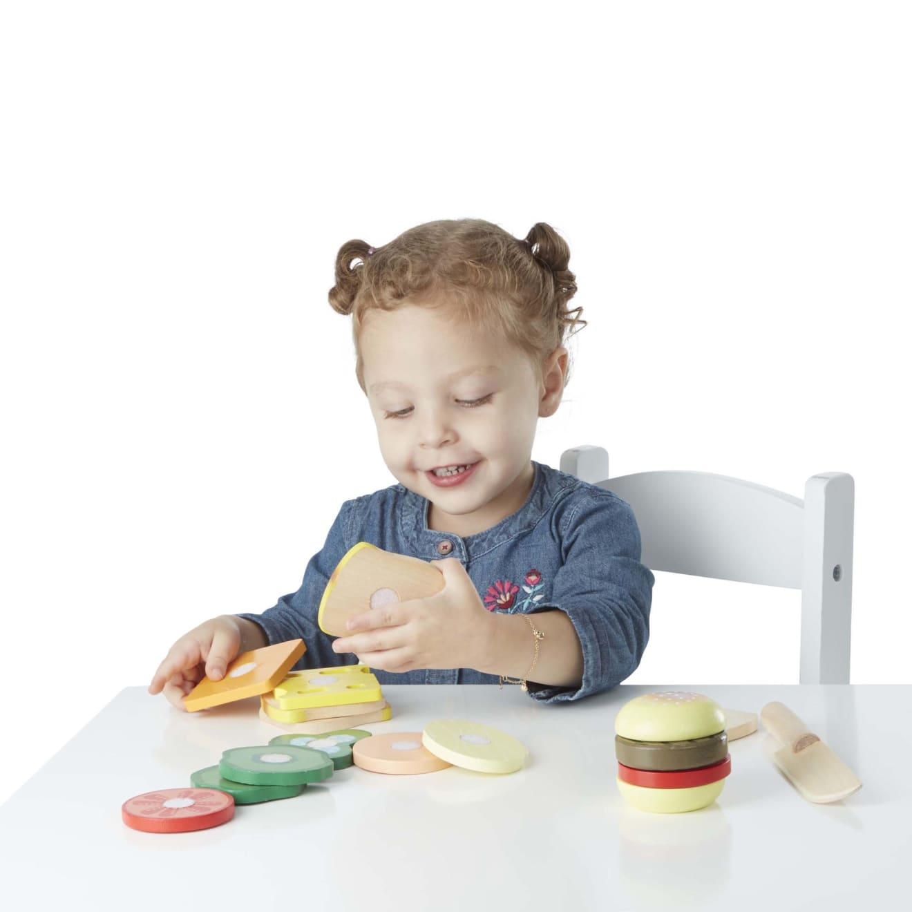 Melissa & Doug Sandwich Making Set - Wooden Play Food - Image 8