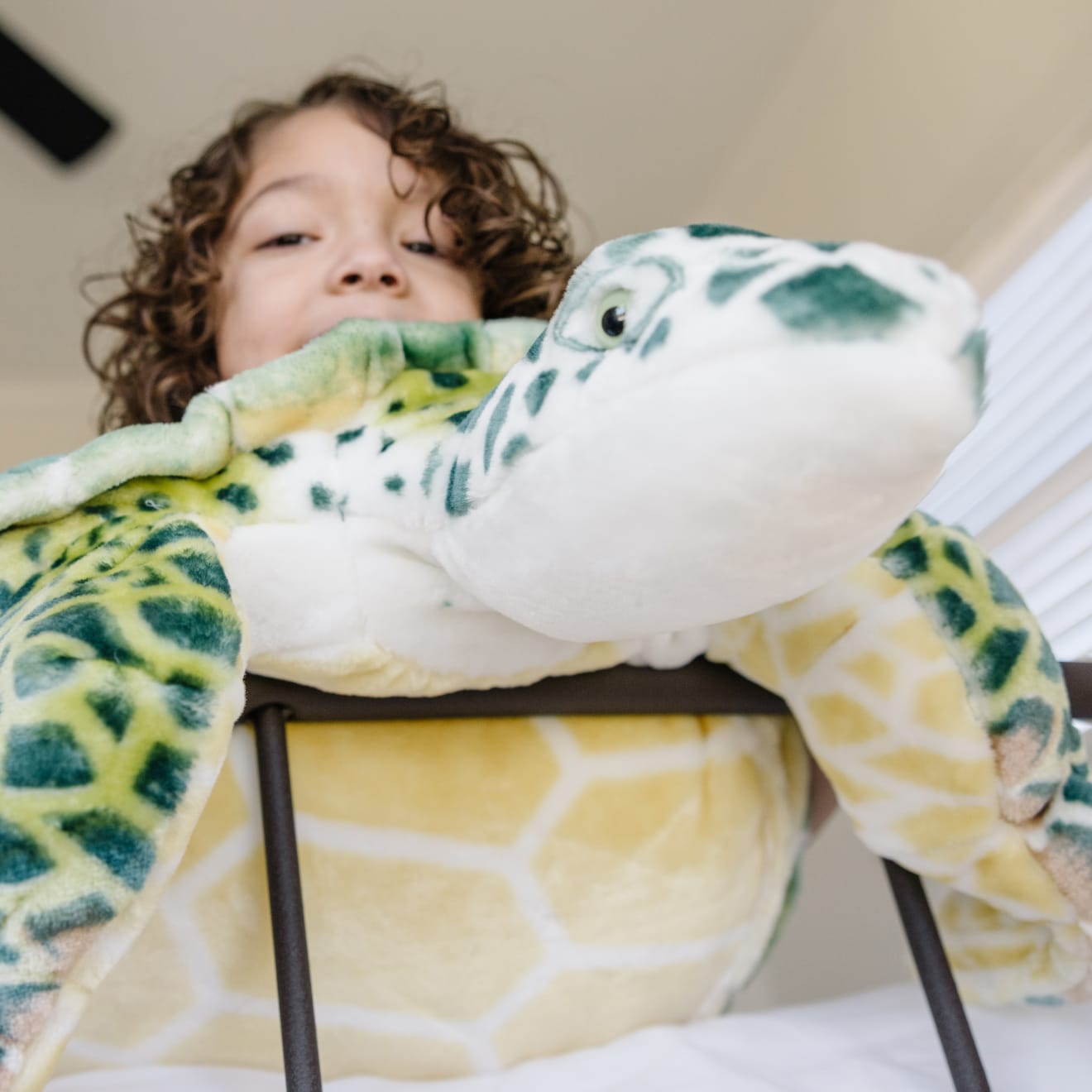 Melissa & Doug Sea Turtle Giant Stuffed Animal - Image 7