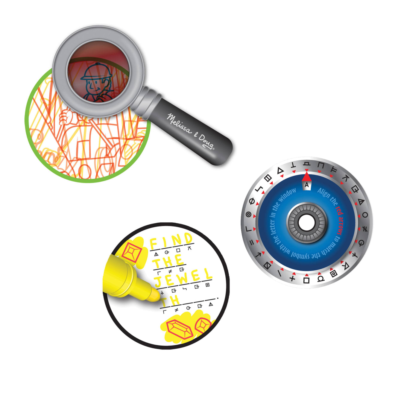 Melissa & Doug Secret Decoder Game Book - On the Go Travel Activity Book - Image 9