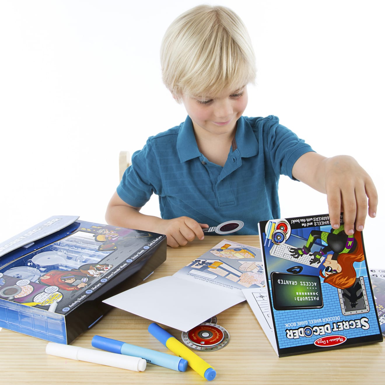 Melissa & Doug Secret Decoder Deluxe Activity Set - On the Go - Image 8