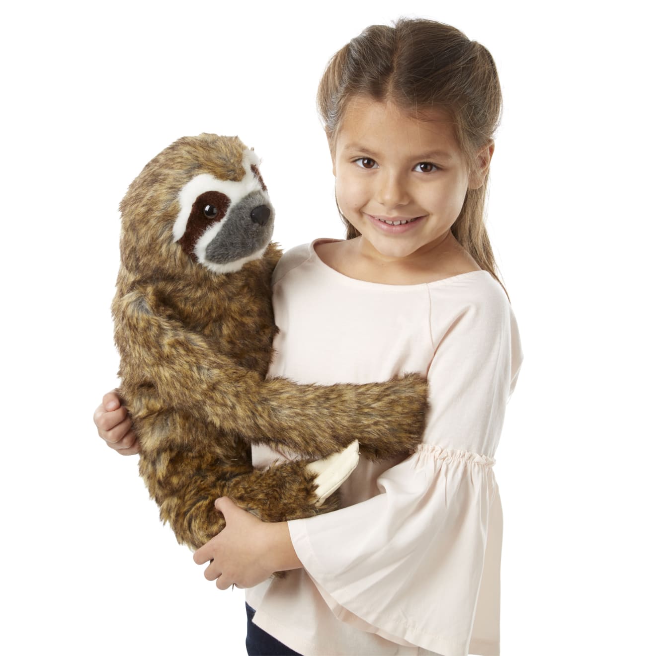 Melissa & Doug Lifelike Plush Sloth - Image 2