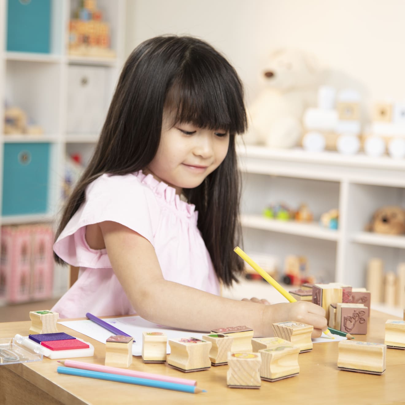 Melissa & Doug Stamp-a-Scene Fairy Garden - Image 5