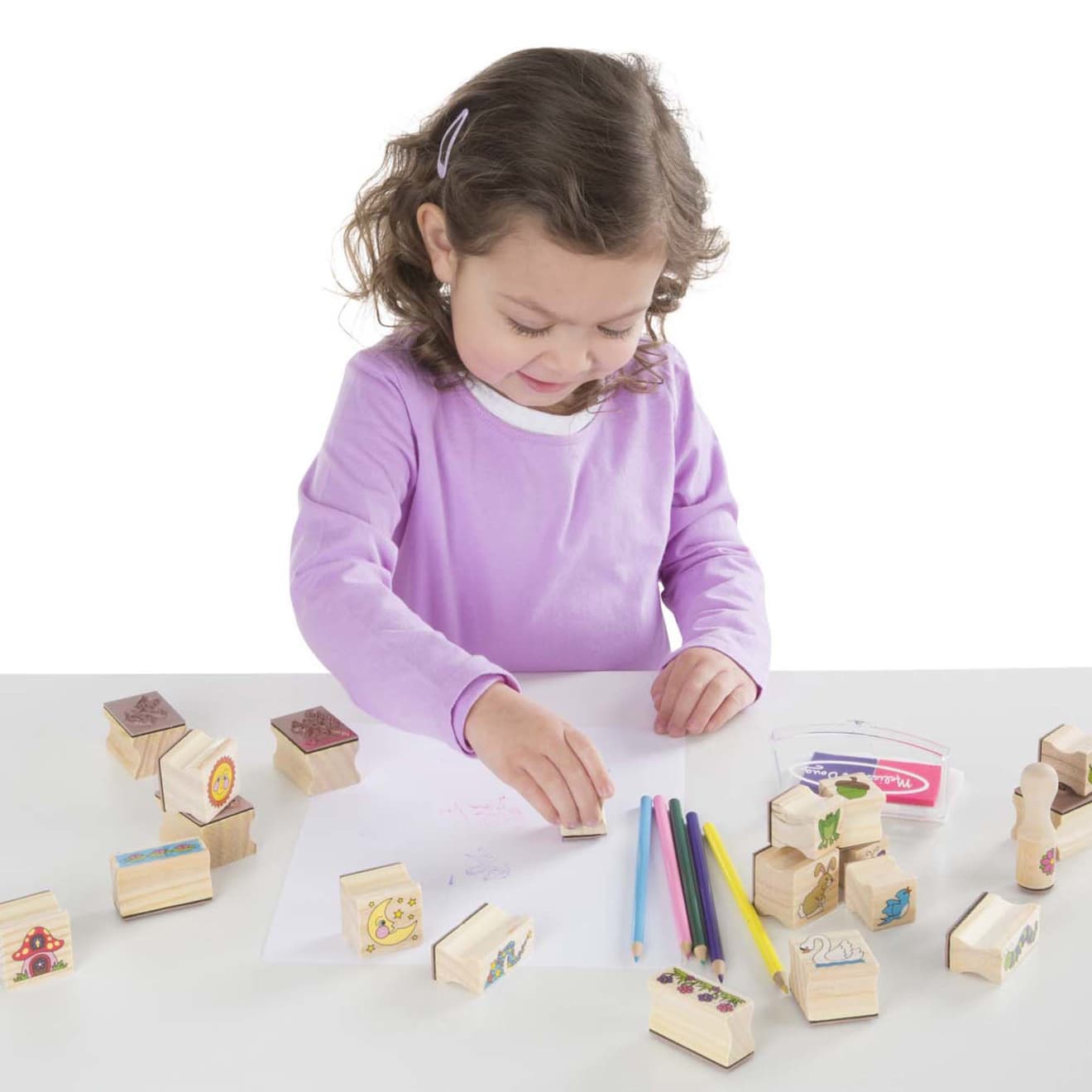 Melissa & Doug Stamp-a-Scene Fairy Garden - Image 8