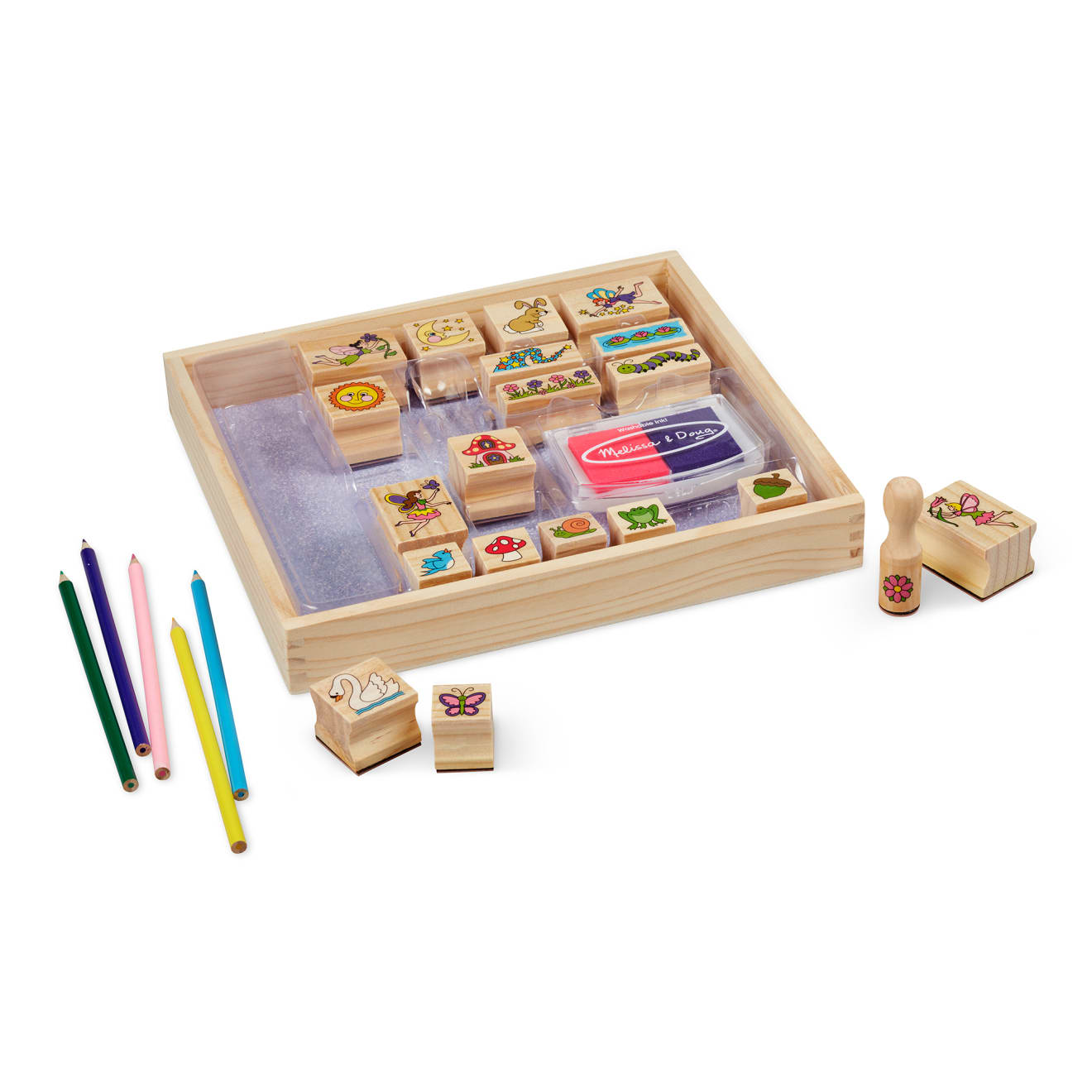 Melissa & Doug Stamp-a-Scene Fairy Garden - Image 3