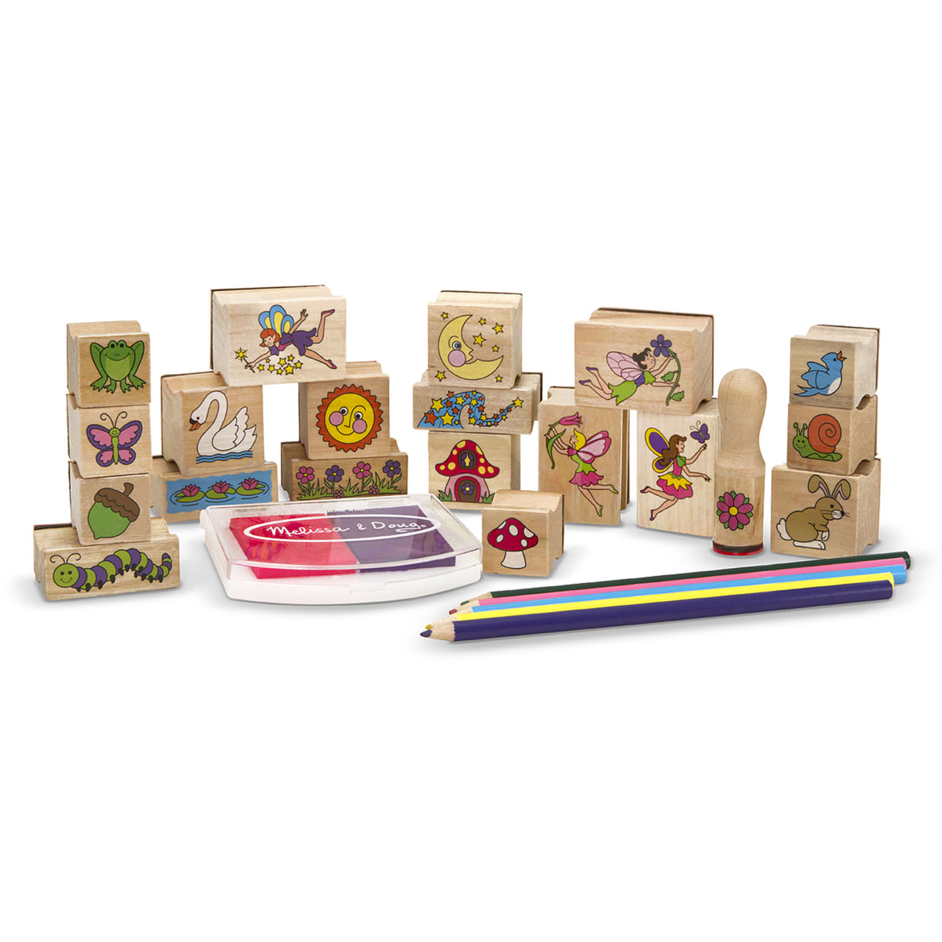 Melissa & Doug Stamp-a-Scene Fairy Garden - Image 4