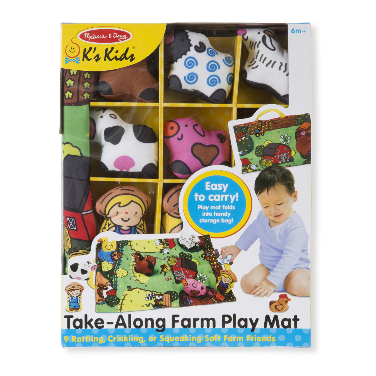 Melissa & Doug K??s Kids Take-Along Farm Play Mat - Image 3