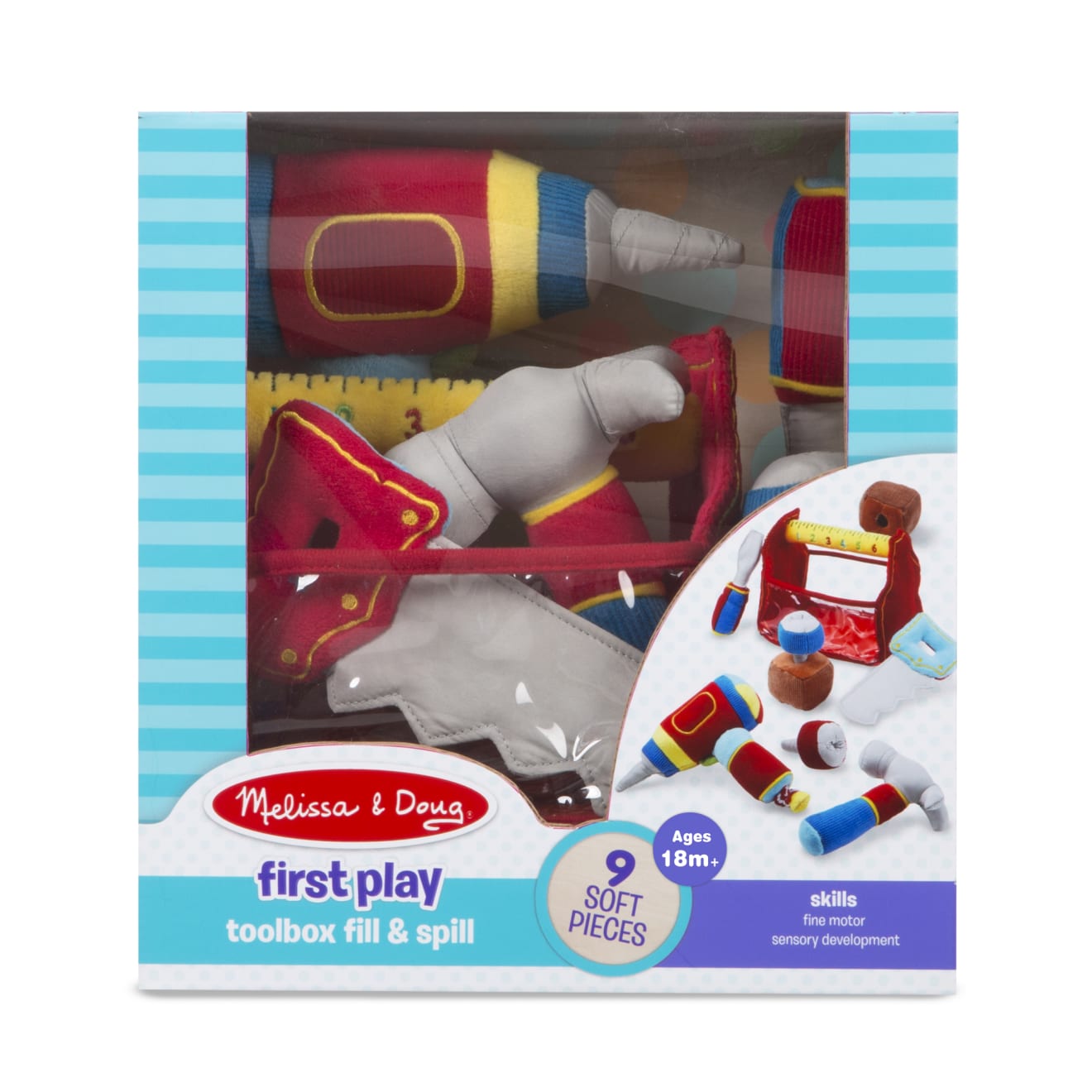 Melissa & Doug Toolbox Fill and Spill Toddler Toy - Image 3