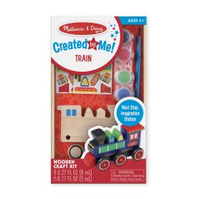 Melissa & Doug Created by Me! Train Wooden Craft Kit