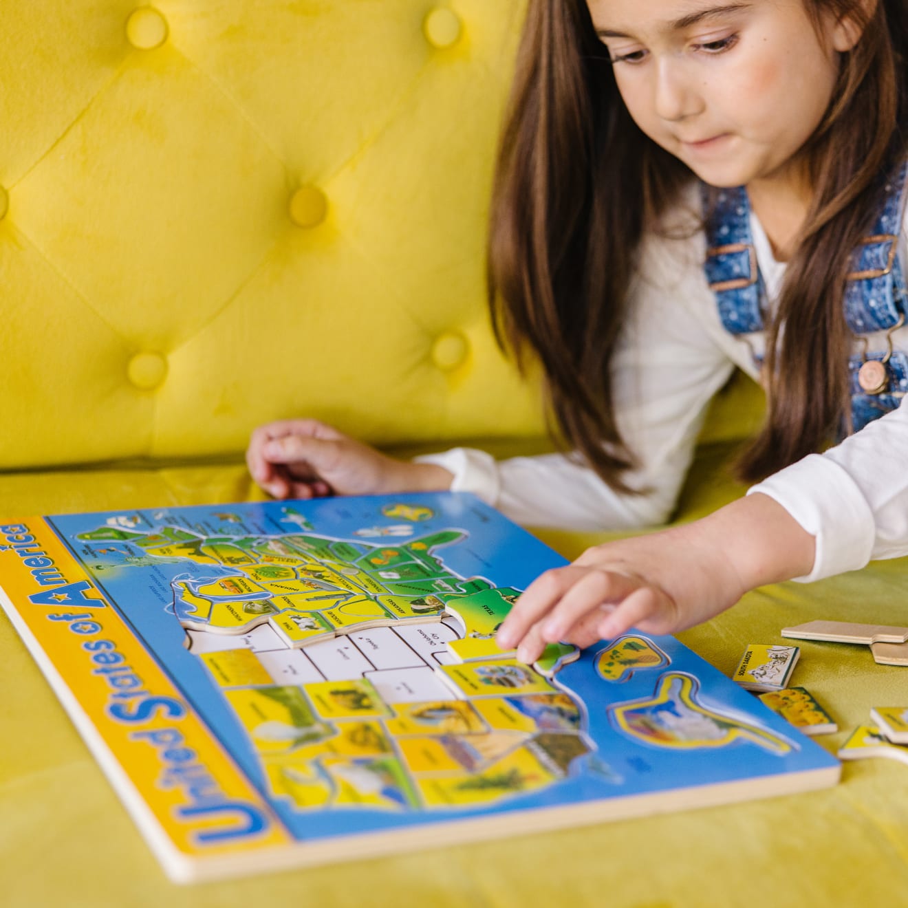 Melissa & Doug U.S.A. Map Wooden Puzzle - Image 6