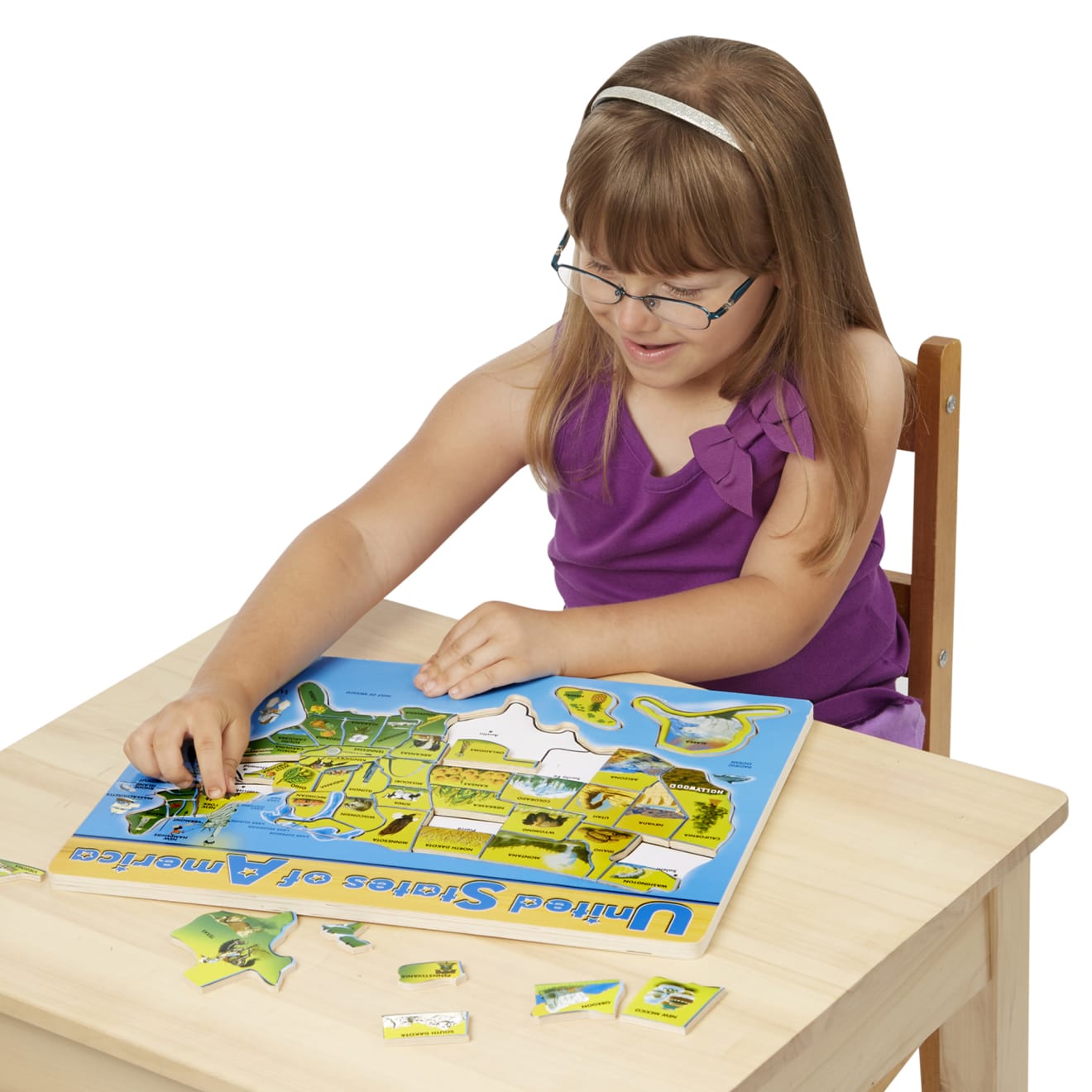 Melissa & Doug U.S.A. Map Wooden Puzzle - Image 8